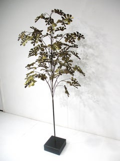 Mid Century Curtis Jere Metal Tree Sculpture