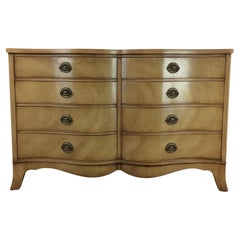 Mid Century Curved Front 8 Drawer Dresser by Drexel