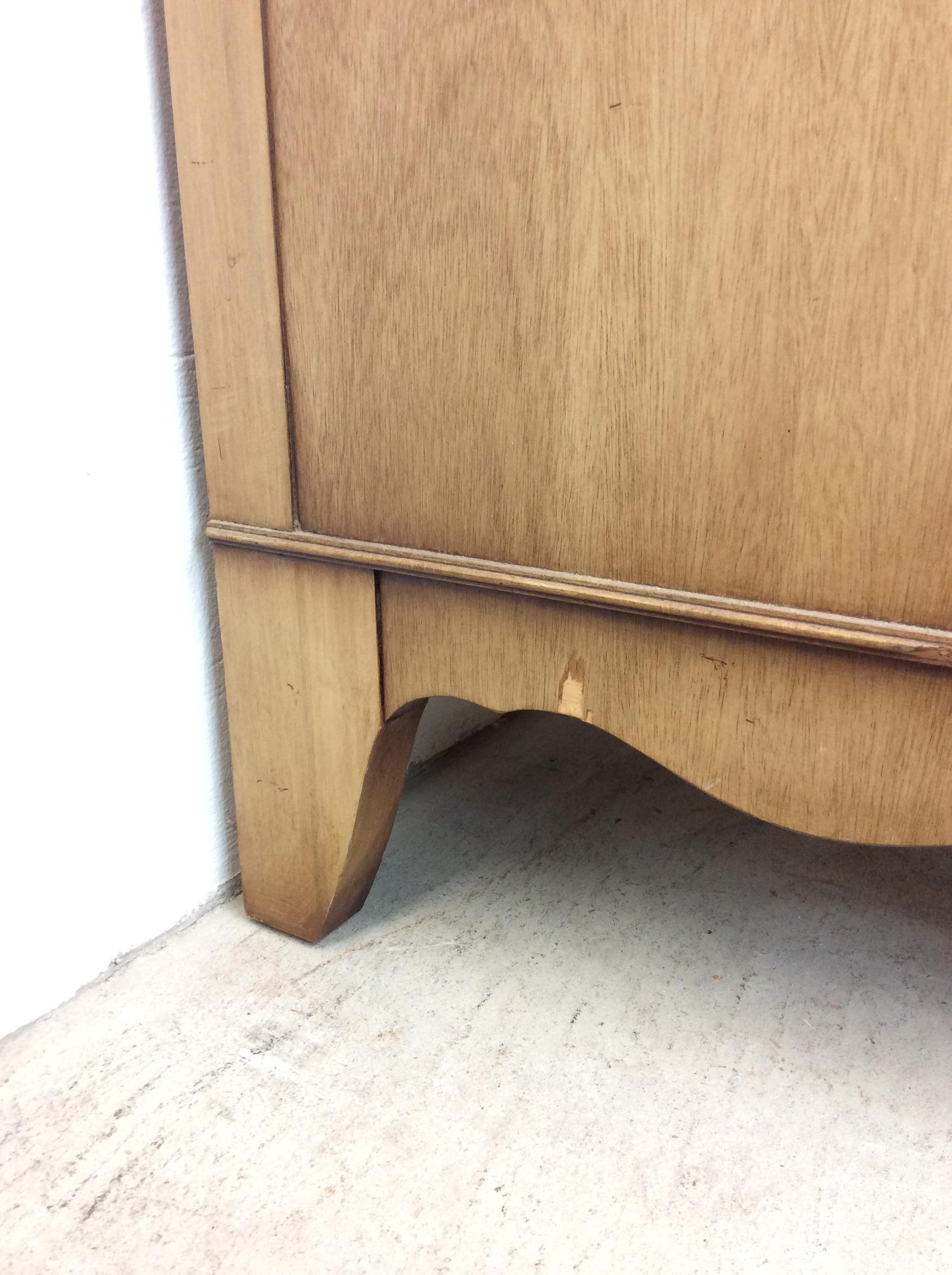 Mid Century Curved Front Highboy Dresser by Drexel For Sale 2