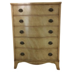 Mid Century Curved Front Highboy Dresser by Drexel