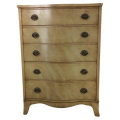 Used Mid Century Curved Front Highboy Dresser by Drexel