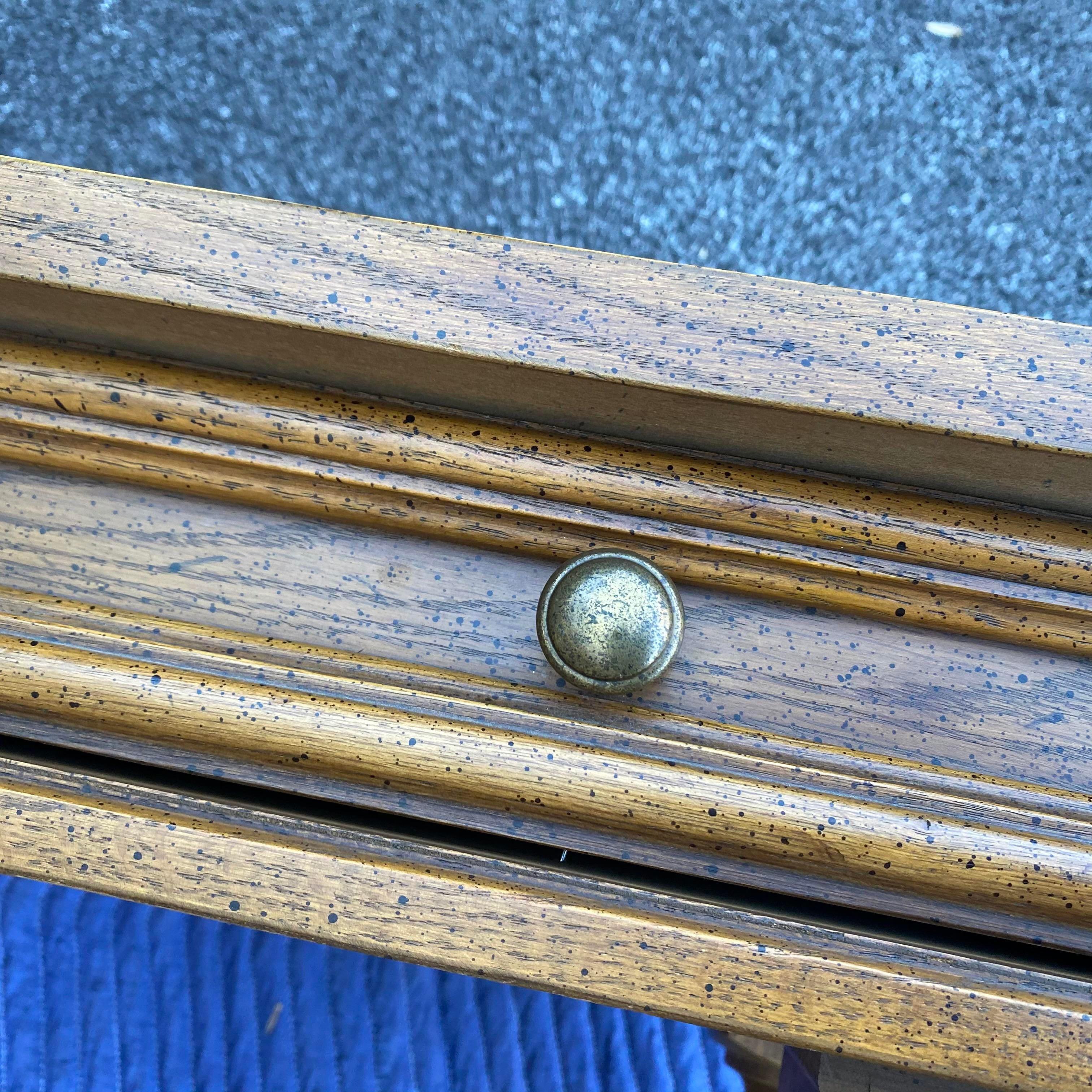 Mid-Century Curved Trestle Base Writing Desk from J.B. Van Sciver 5