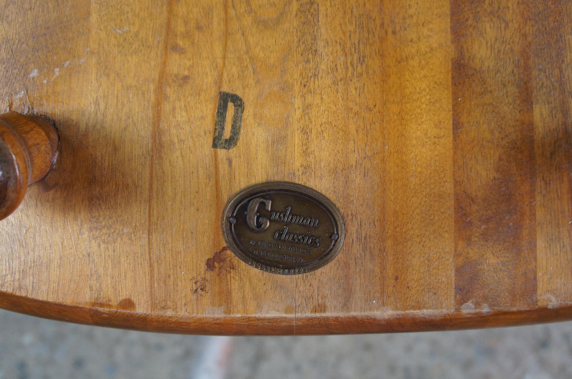 Mid Century Cushman Classics Maple Fairfield Colonial Windsor Arm Chair 5921A  4