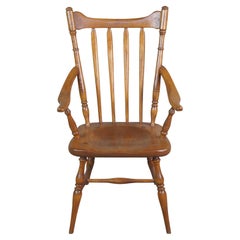 Mid Century Cushman Classics Maple Fairfield Colonial Windsor Arm Chair 5921A 