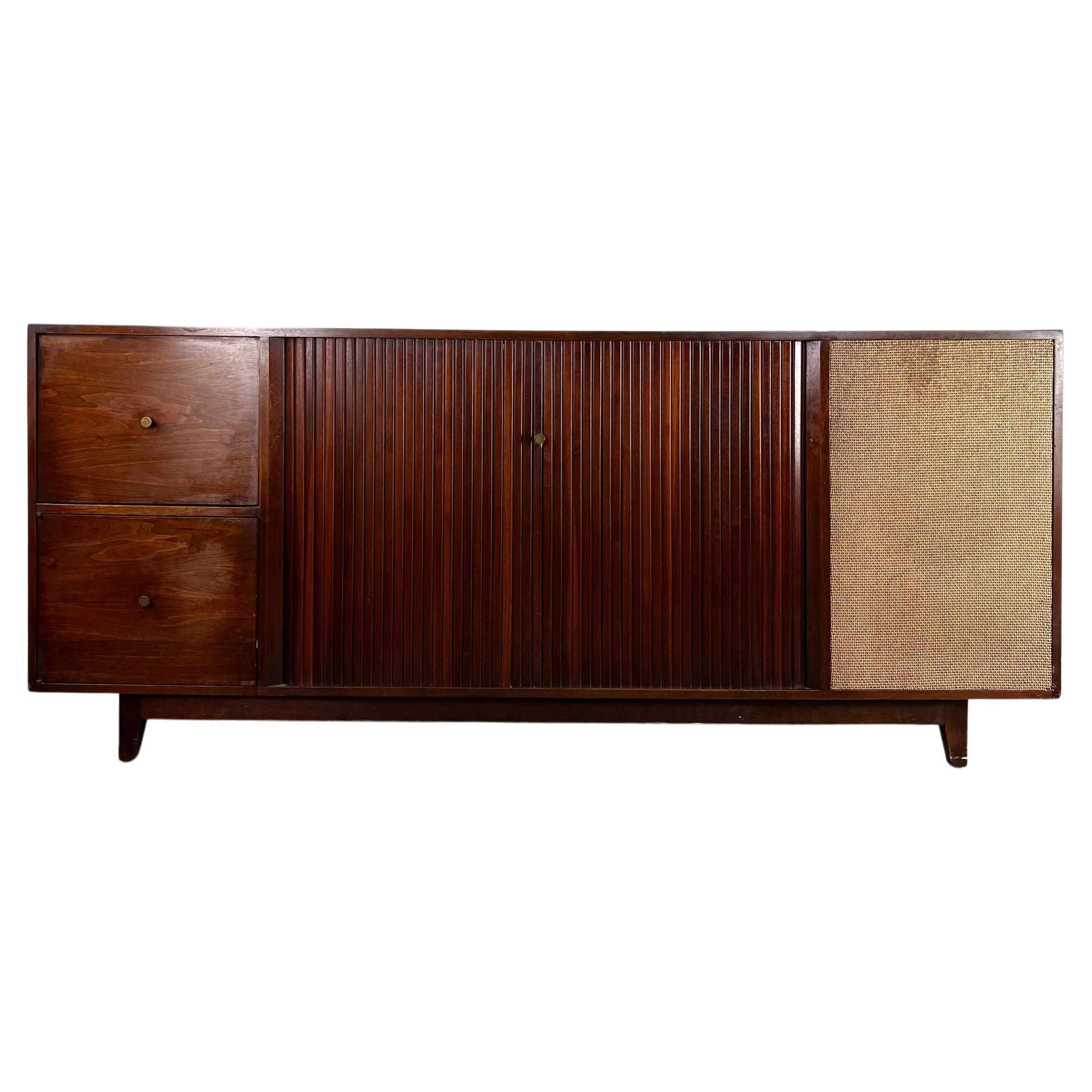 Mid-Century Custom Built Stereo Cabinet