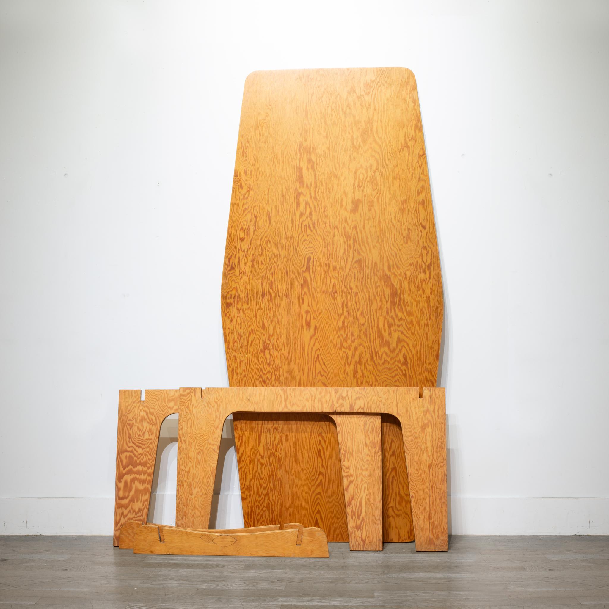 Midcentury Custom Collapsible Architect's Dining or Conference Table, circa 1960 3