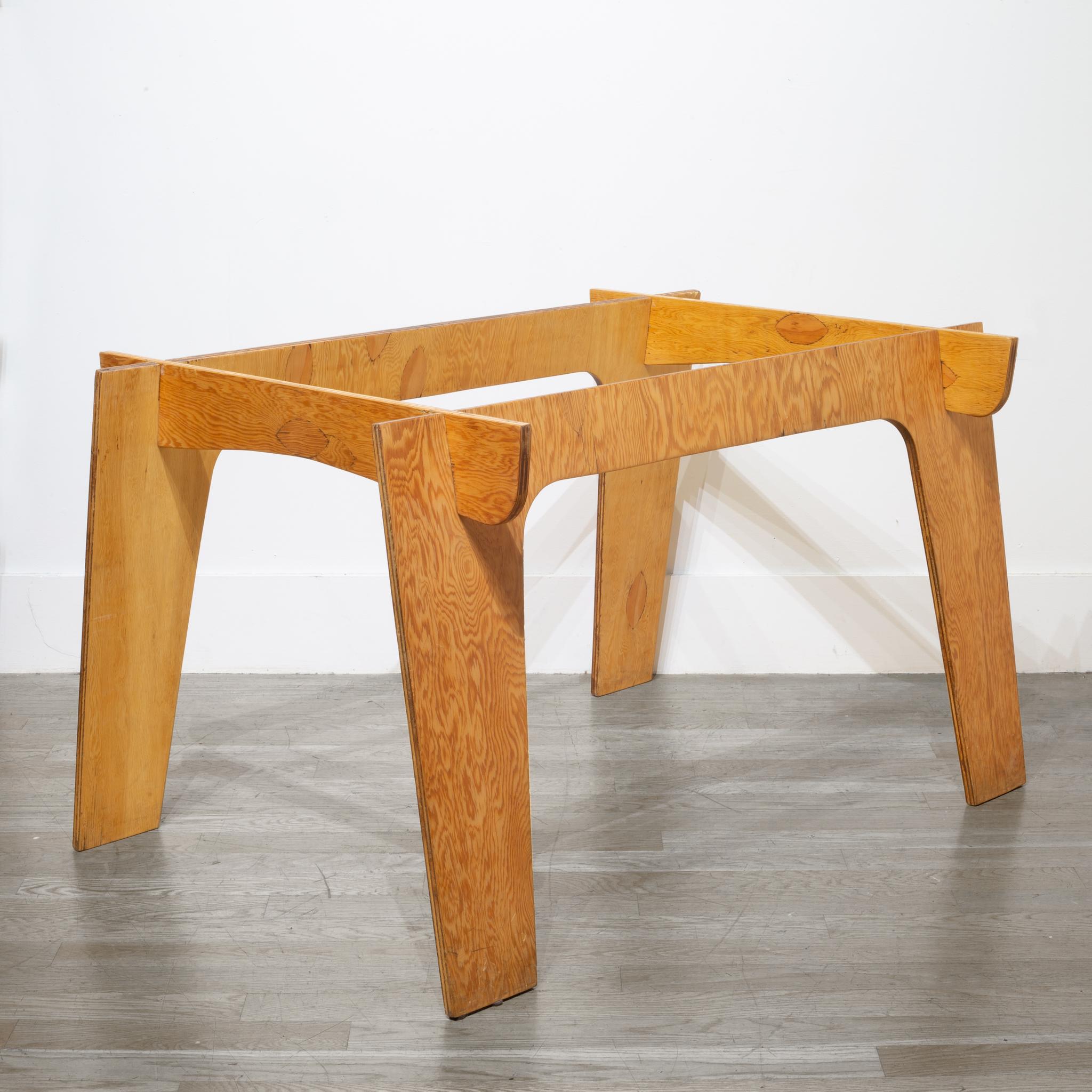 20th Century Midcentury Custom Collapsible Architect's Dining or Conference Table, circa 1960