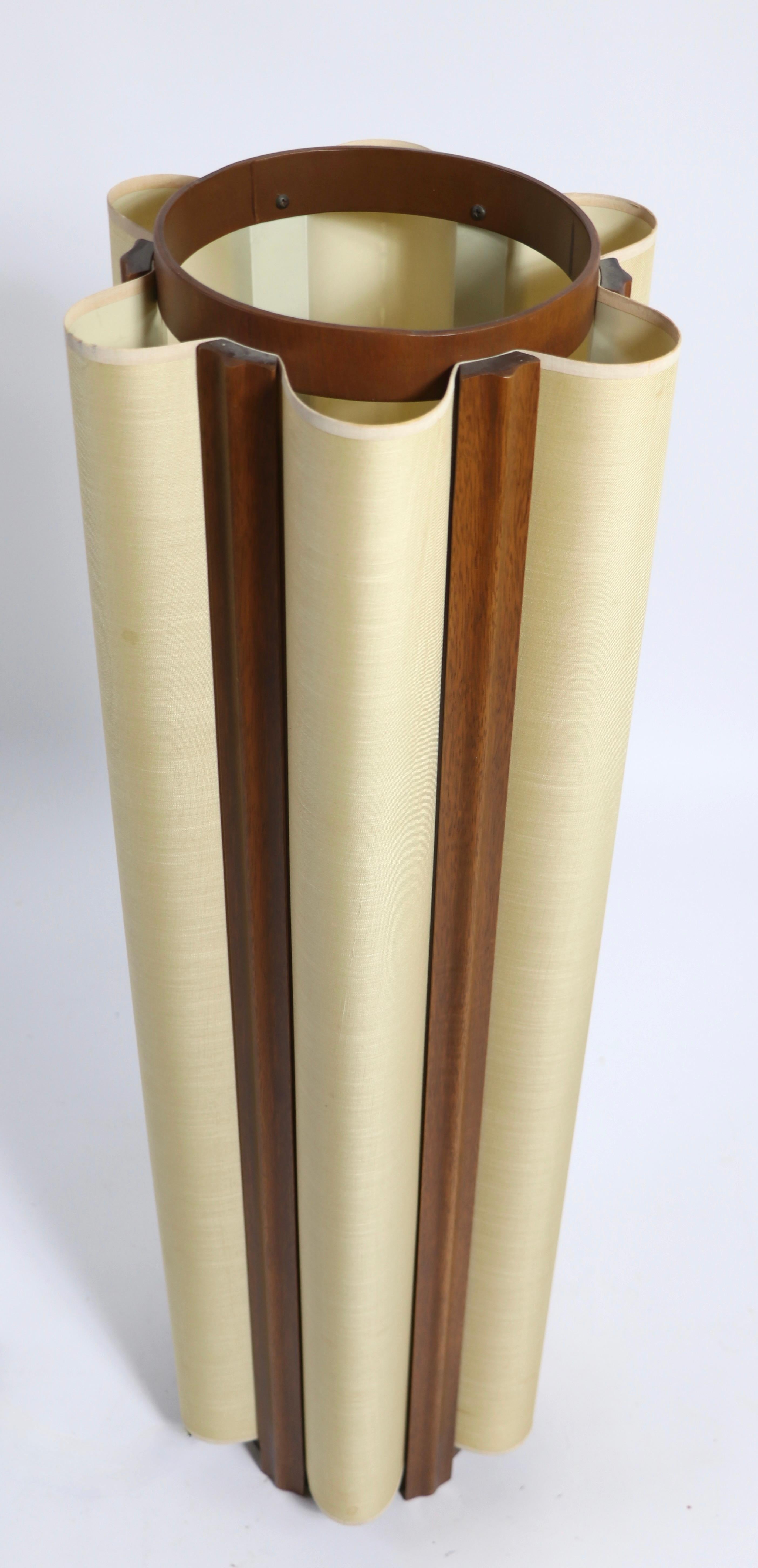 American Mid Century Cylinder Lamp Att. to the  Modeline Lamp Company