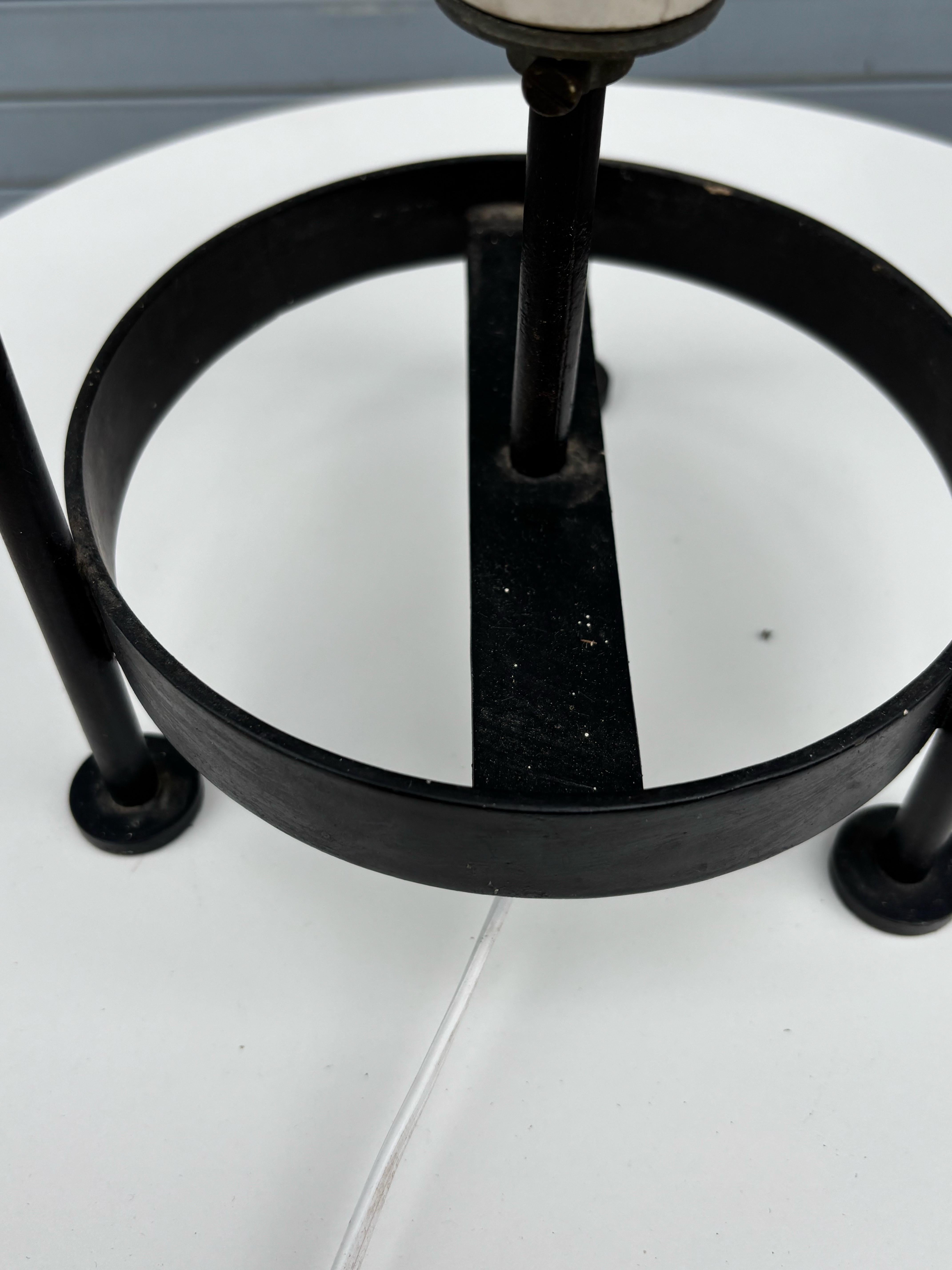 American Mid-Century Cylinder Table Lamp