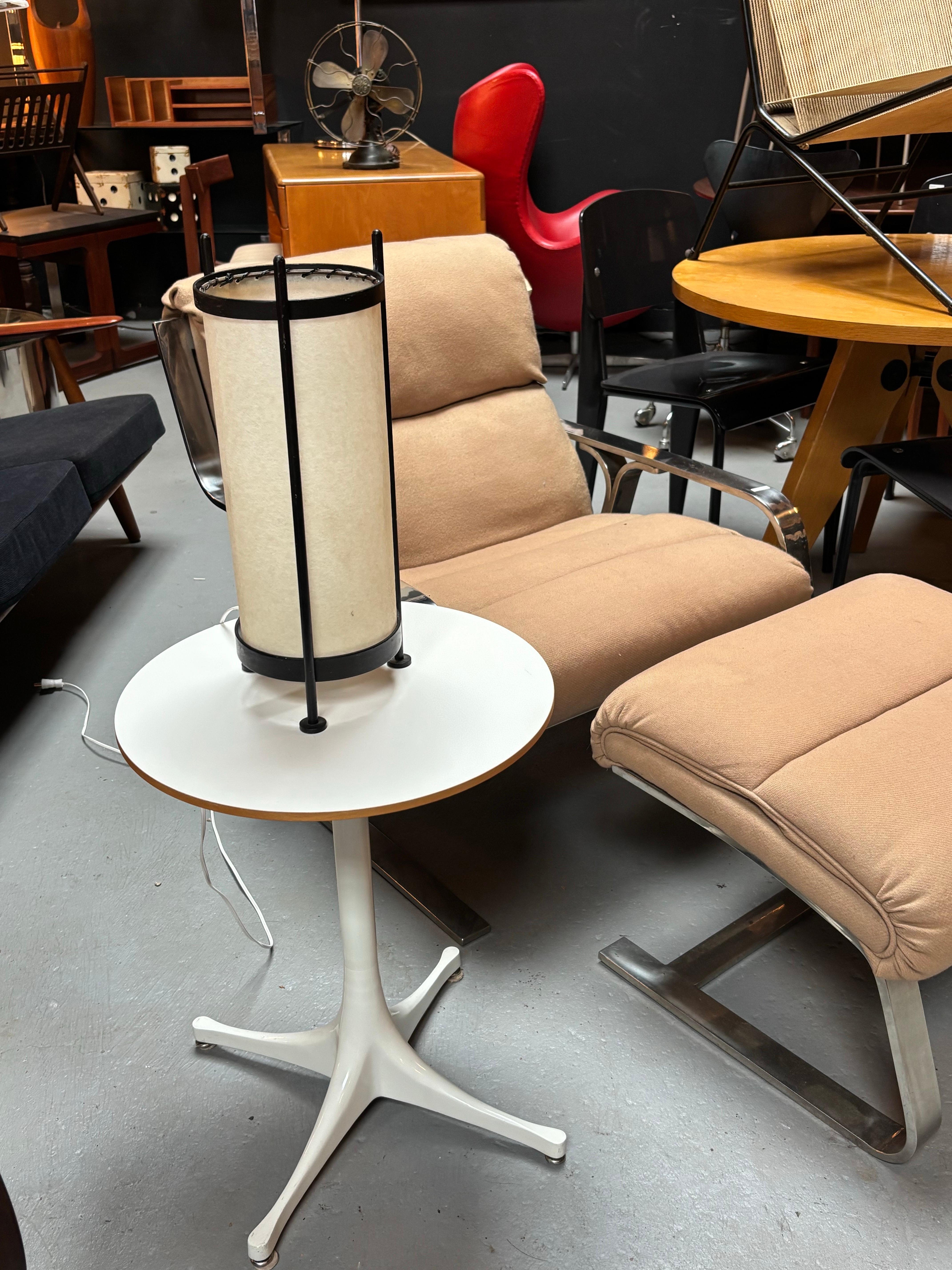Mid-20th Century Mid-Century Cylinder Table Lamp