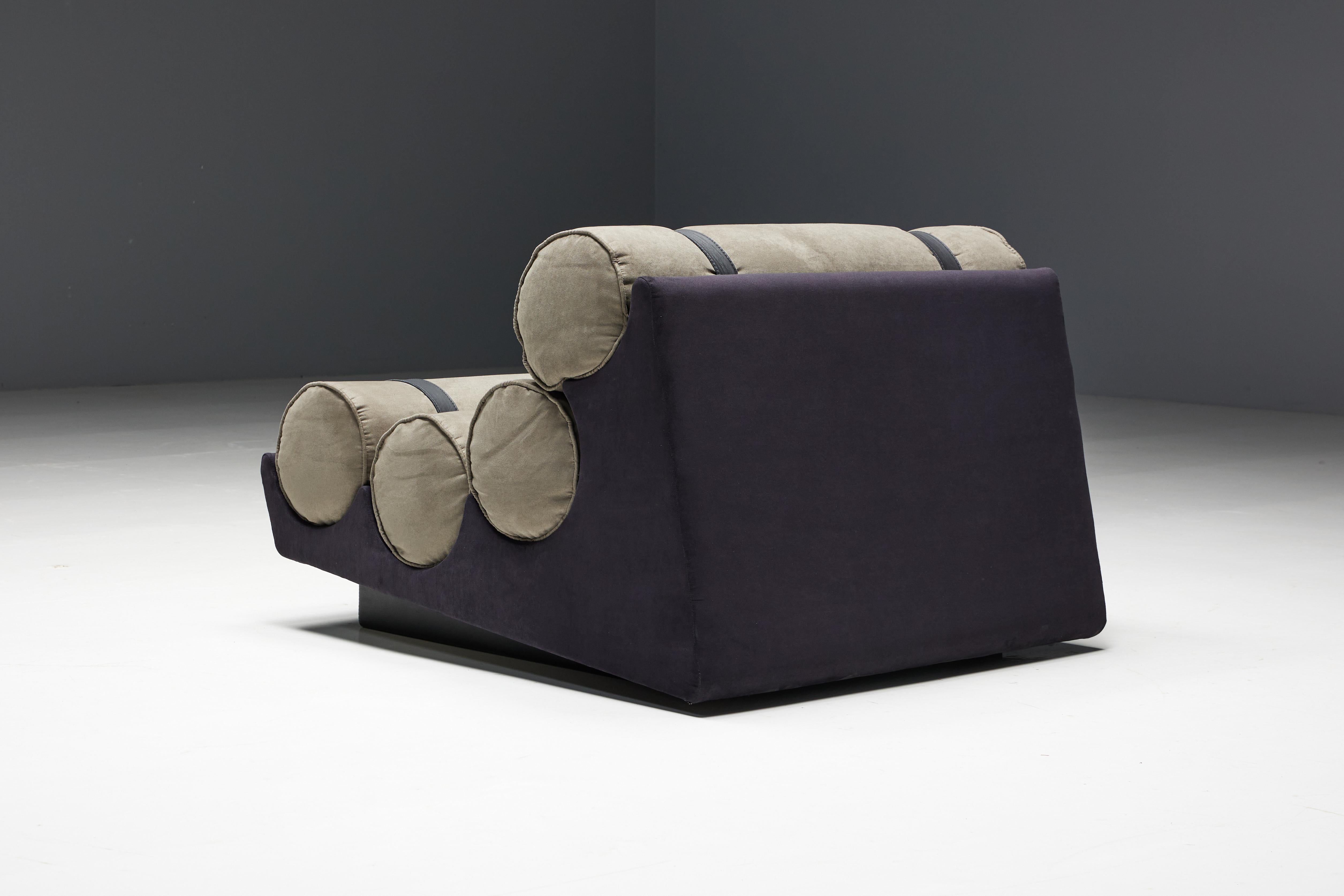 Mid-Century Cylindrical Lounge Chair, Brazil, 1970s For Sale 5