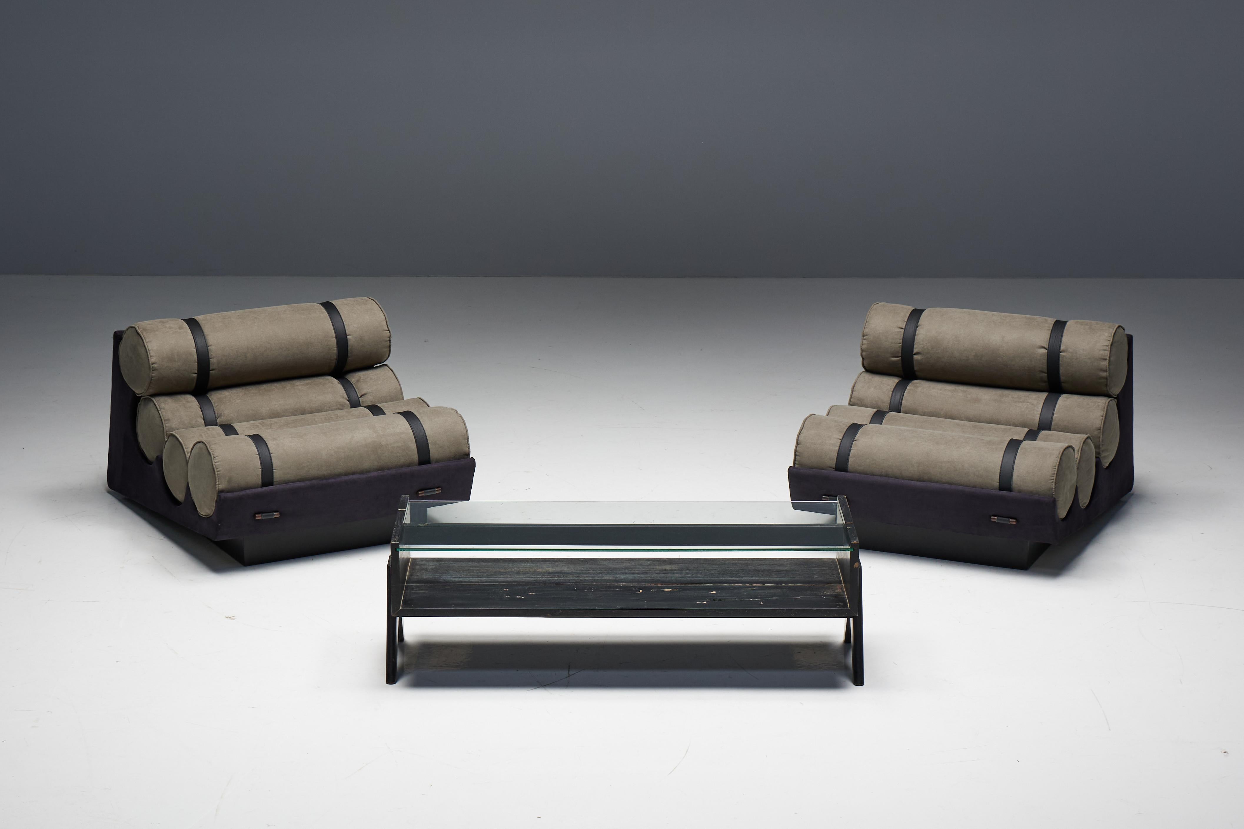 Mid-Century Cylindrical Lounge Chair, Brazil, 1970s For Sale 8