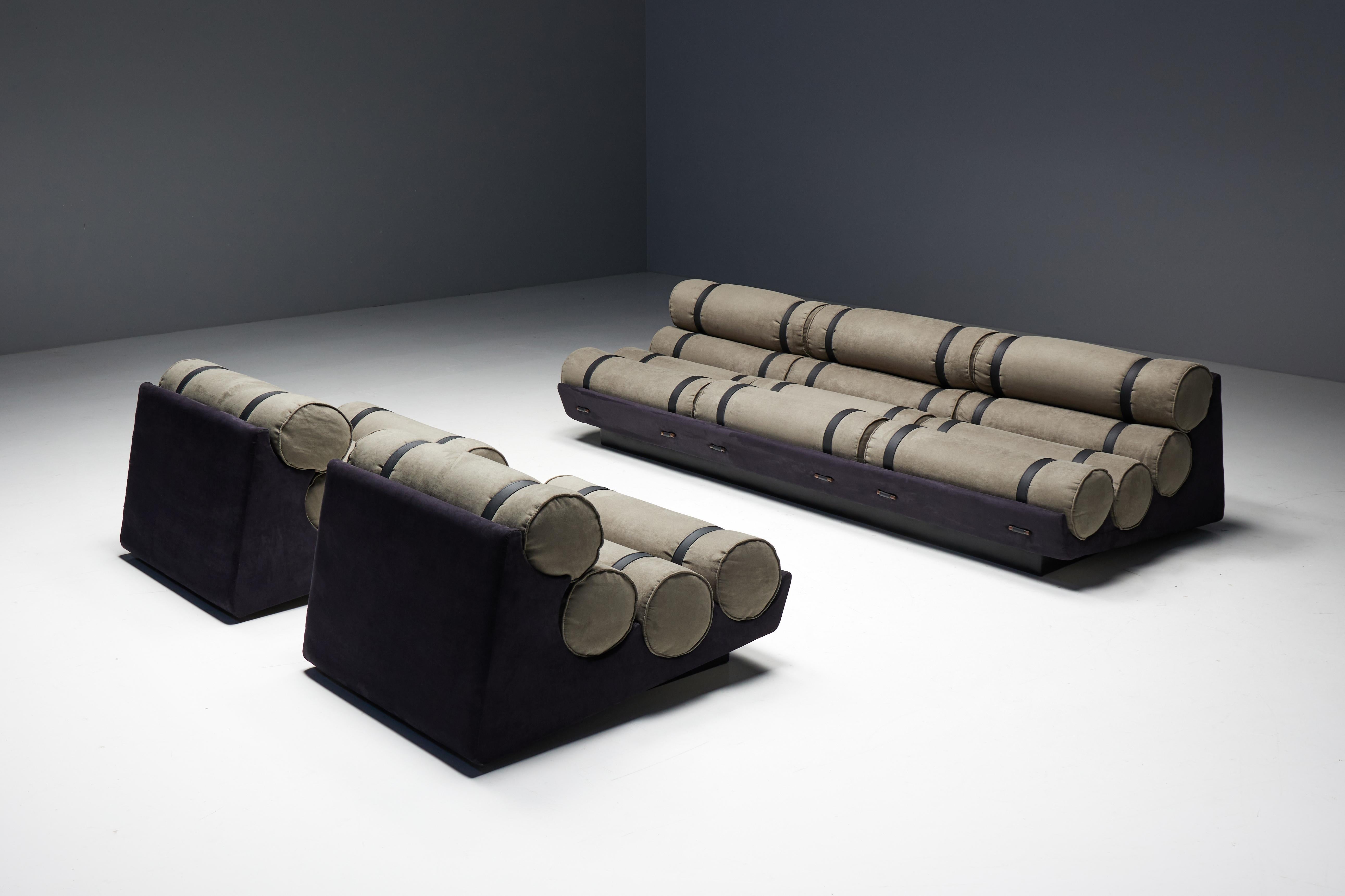 Mid-Century Cylindrical Lounge Chair, Brazil, 1970s For Sale 12