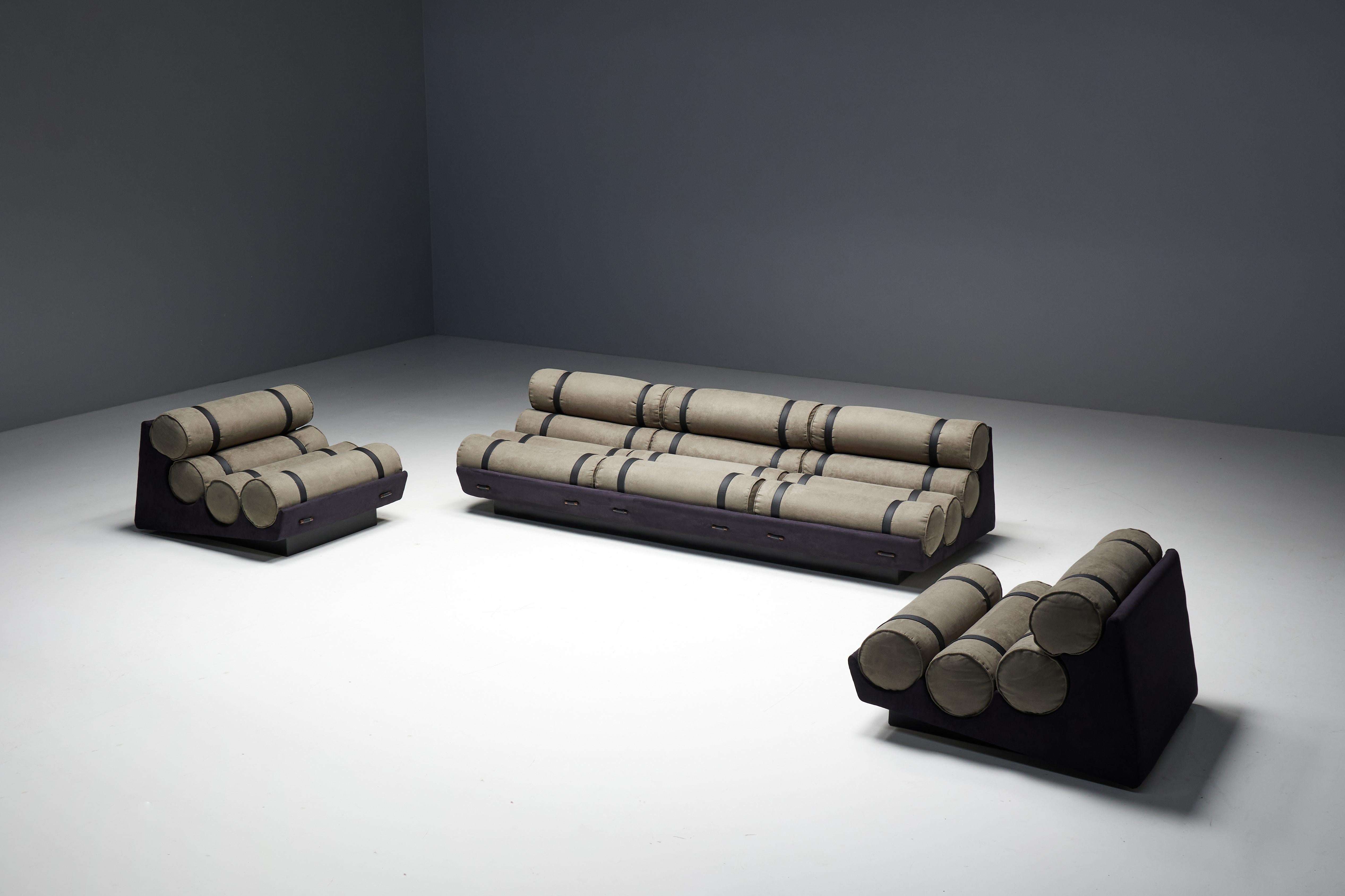 Mid-Century Cylindrical Lounge Chair, Brazil, 1970s For Sale 13