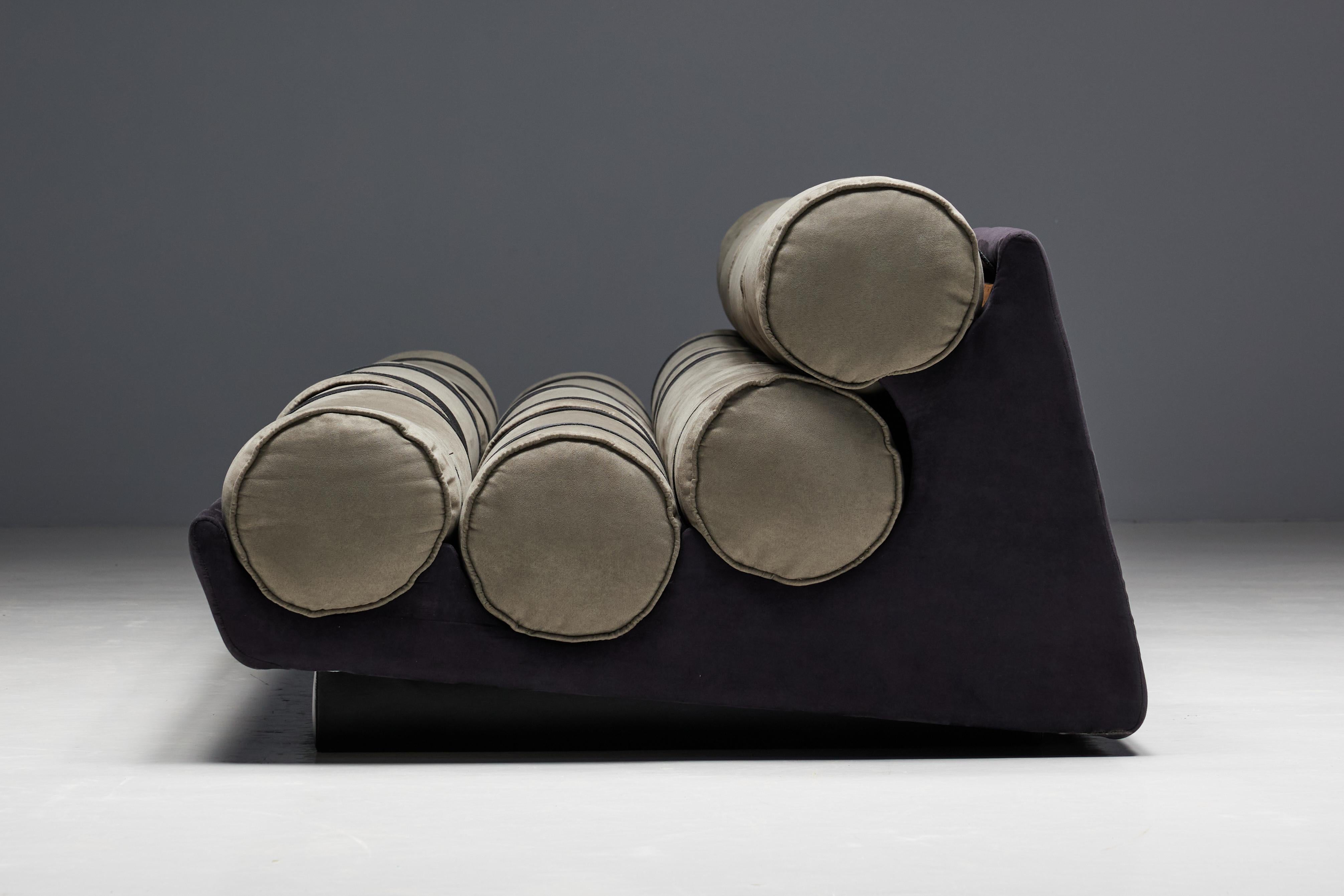 Canapé cylindrique du milieu du siècle, Brésil, 1970 en vente 2
