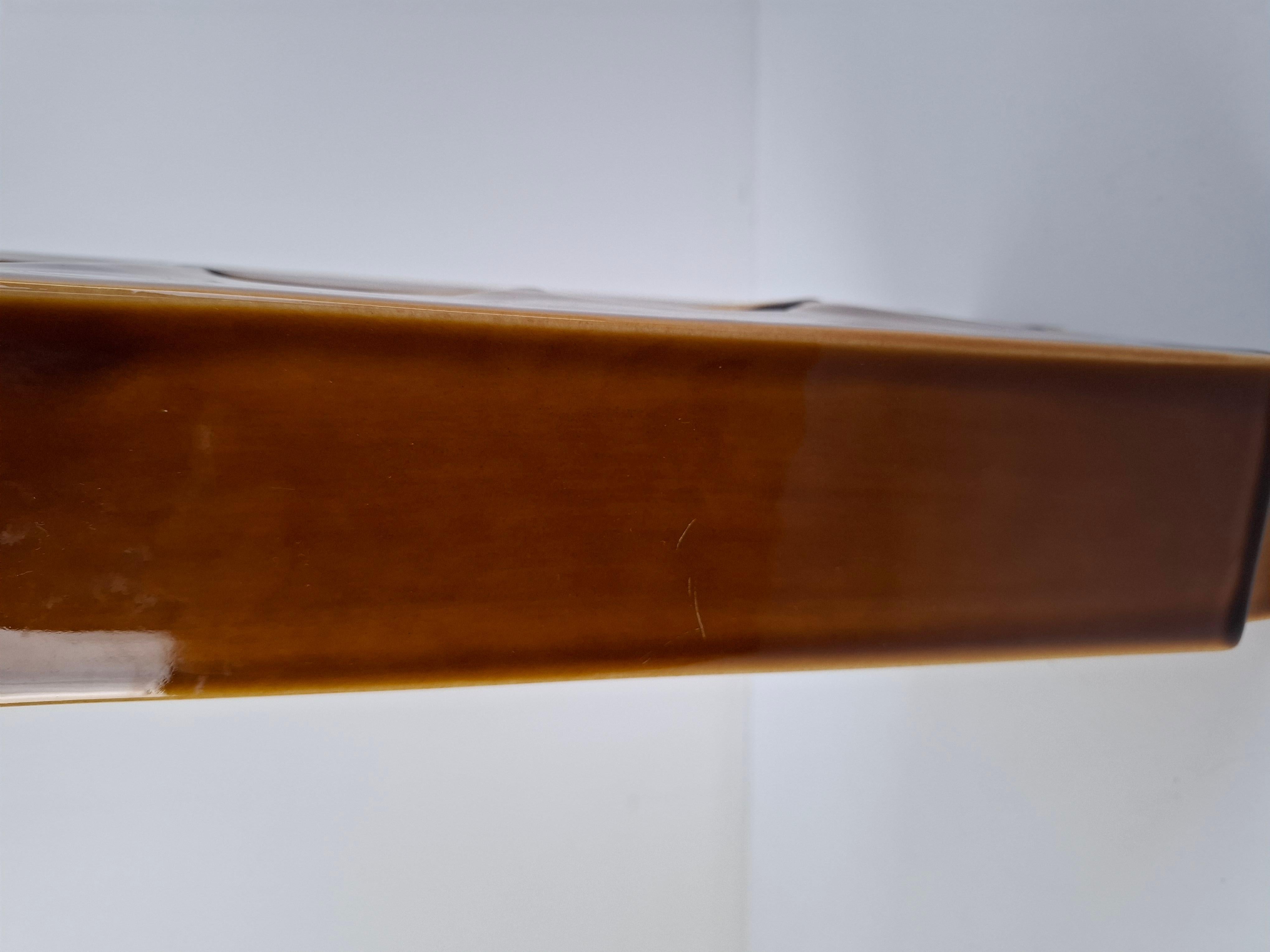 Vaso ceco di metà secolo in ceramica marrone Ditmar Urbach, anni '60. in vendita 8