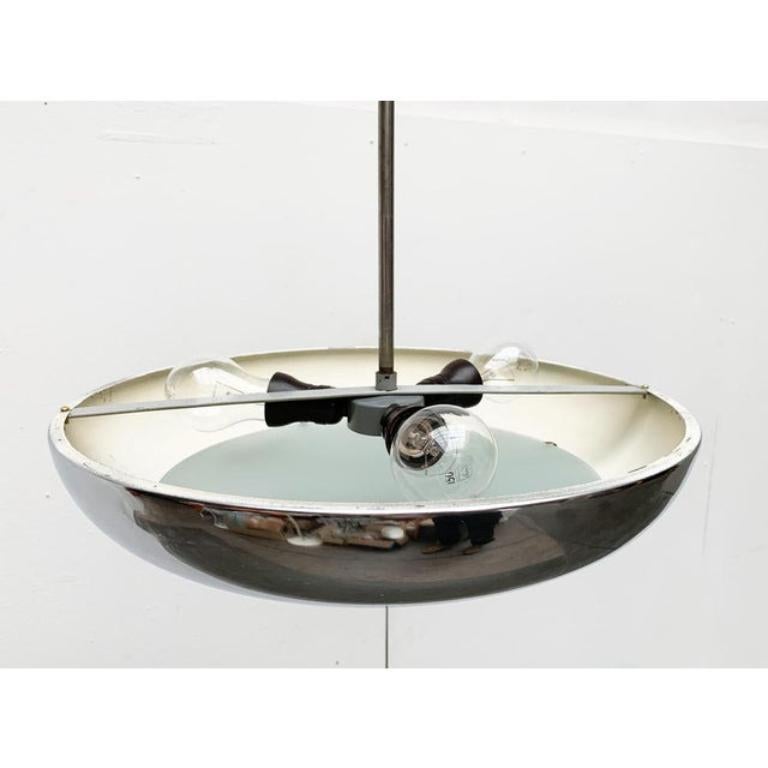 Lampada a sospensione da soffitto ceca di metà secolo di Josef Hurka per Napako, anni '50 In condizioni buone in vendita a Hamburg, DE