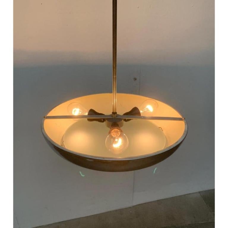 XX secolo Lampada a sospensione da soffitto ceca di metà secolo di Josef Hurka per Napako, anni '50 in vendita