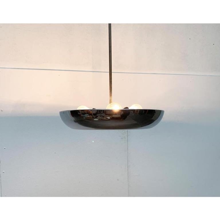 Lampada a sospensione da soffitto ceca di metà secolo di Josef Hurka per Napako, anni '50 in vendita 2