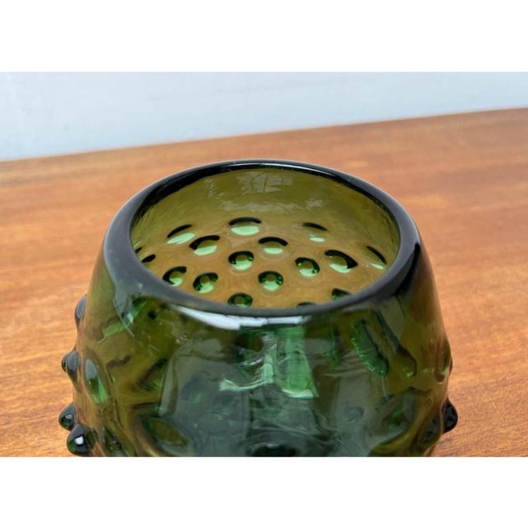 Ceco Vaso in vetro ceco di metà secolo di Frantisek Kondella per Prachen, anni '60 in vendita