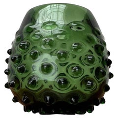 Vintage Mid-Century Czech Glass Vase by Frantisek Kondella for Prachen, 1960s
