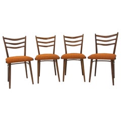 Midcentury Czechoslovak Dining Chairs, 1960s, Set of Four
