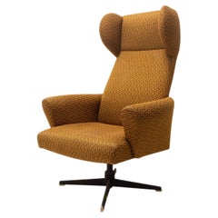 Mid-Century Czechoslovak Swivel Armchair, 1970's