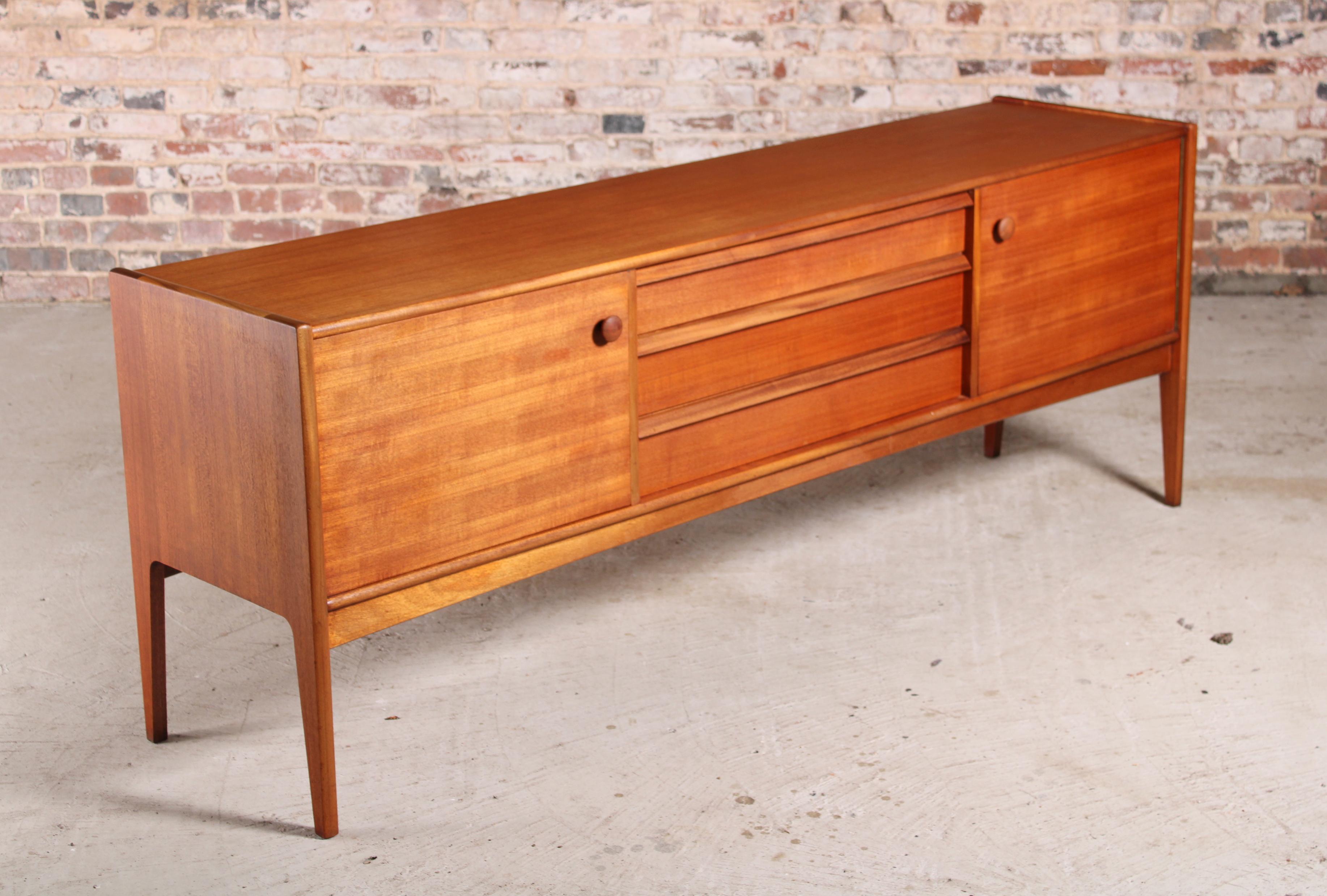 Mid-Century Modern Mid Century 'Da Silva' Teak Sideboard by Younger, England, circa 1960s