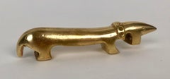 Mid-Century Dachshund, large, Bottle Opener from Walter Bosse, Austria 1950's