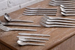 Mid Century Dalia Spain "Picasso" Flatware Set, 82 Pieces