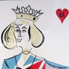 Mesa de centro "Dame de coeur" de mediados de siglo - Años 50