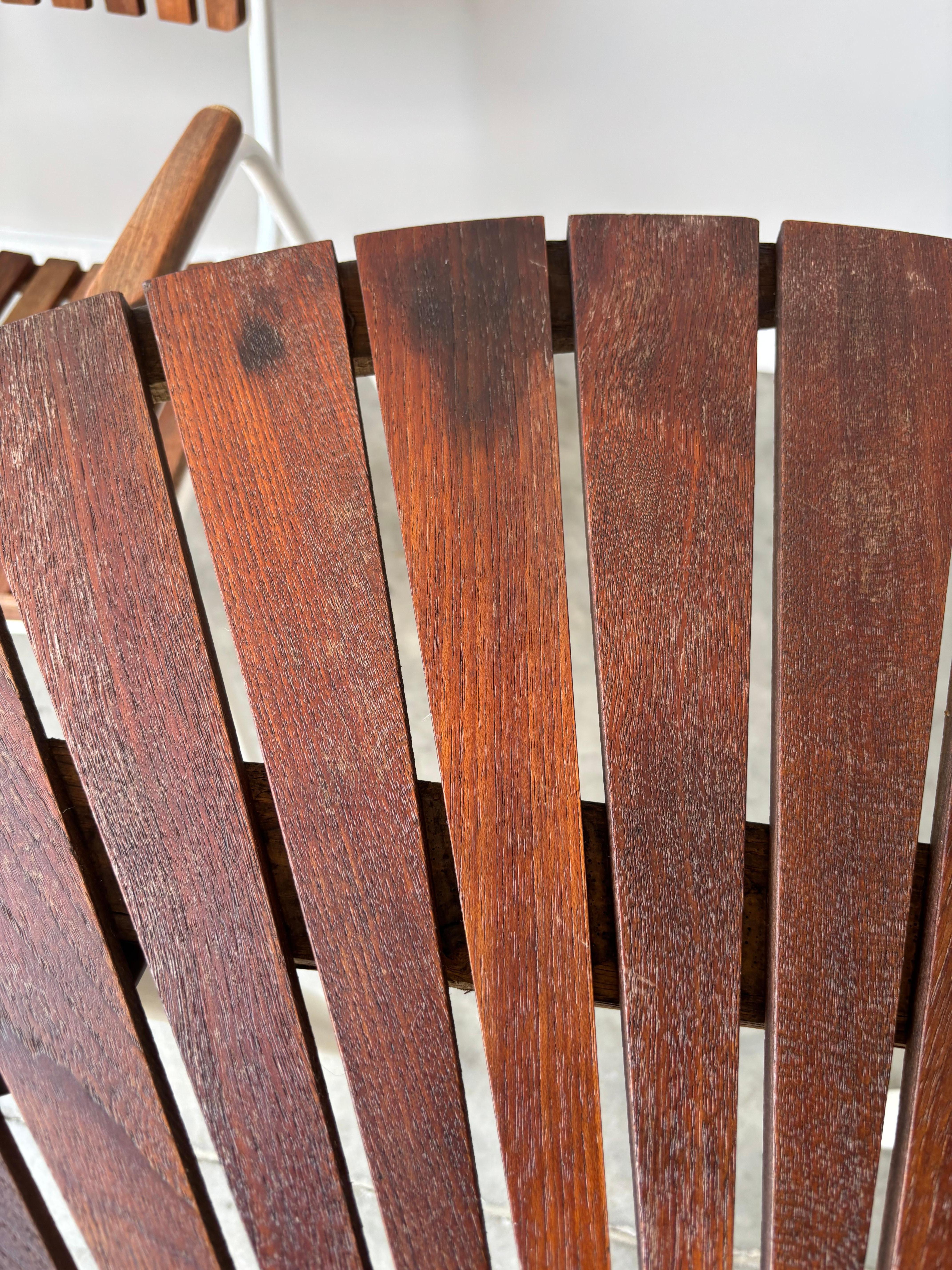 Mitte des Jahrhunderts Daneline Patio Set - Tisch und vier Stühle, CIRCA 1960er im Angebot 12