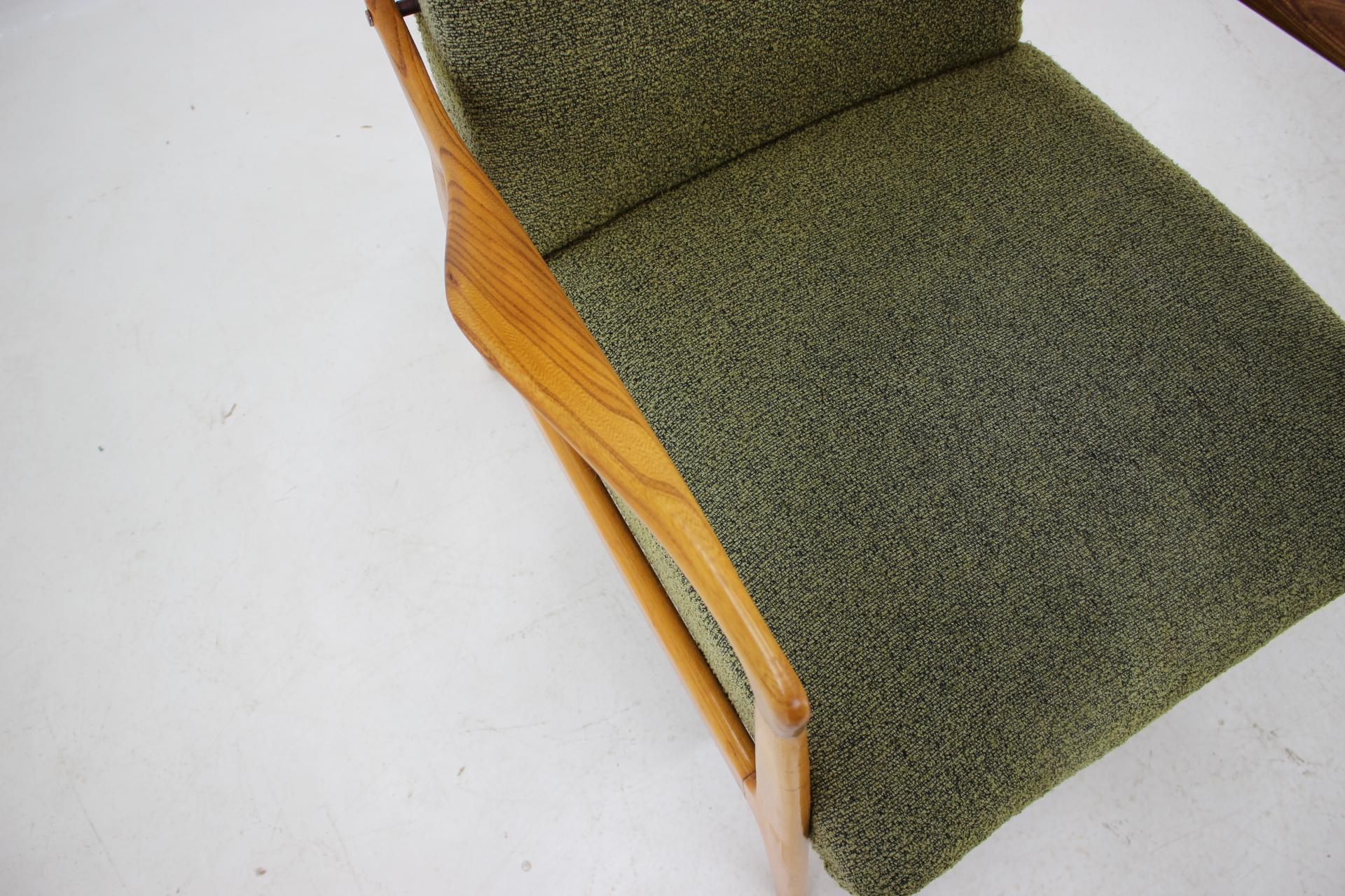 Midcentury Danish Wing Chair, 1960s 1