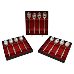 Mid-century Danish, 12 Dansk Cocktail or Hors D'oeuvres Spoons