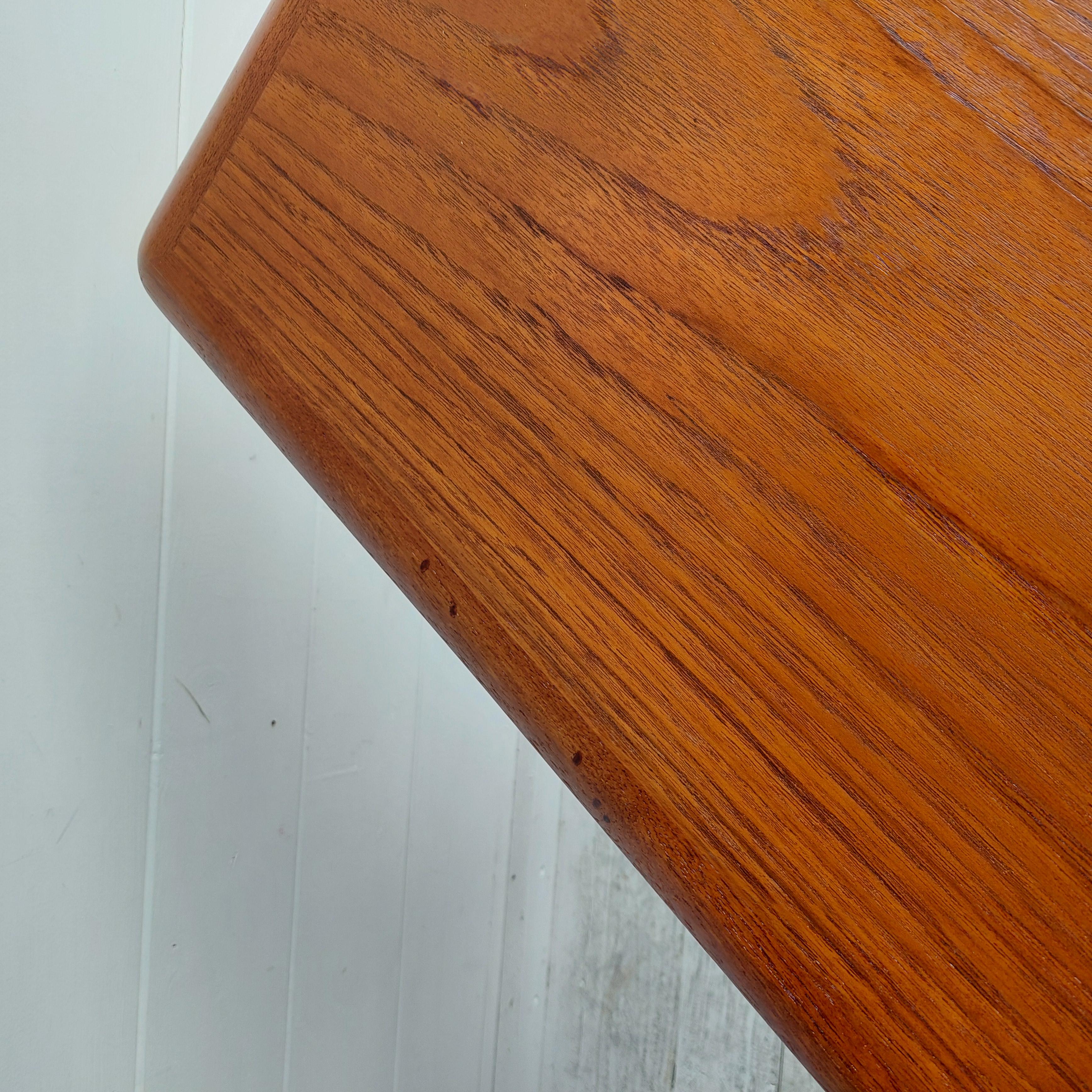 Mid Century Danish 1960’s Teak And Cane large Coffee Table By Trioh Møbler 10