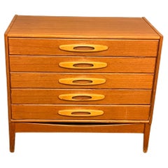 Dänische Mid-Century-Kommode mit 5 Schubladen, 1960er Jahre