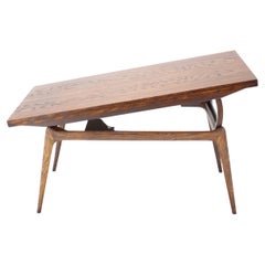 Table de conférence réglable danoise du milieu du siècle:: années 1960