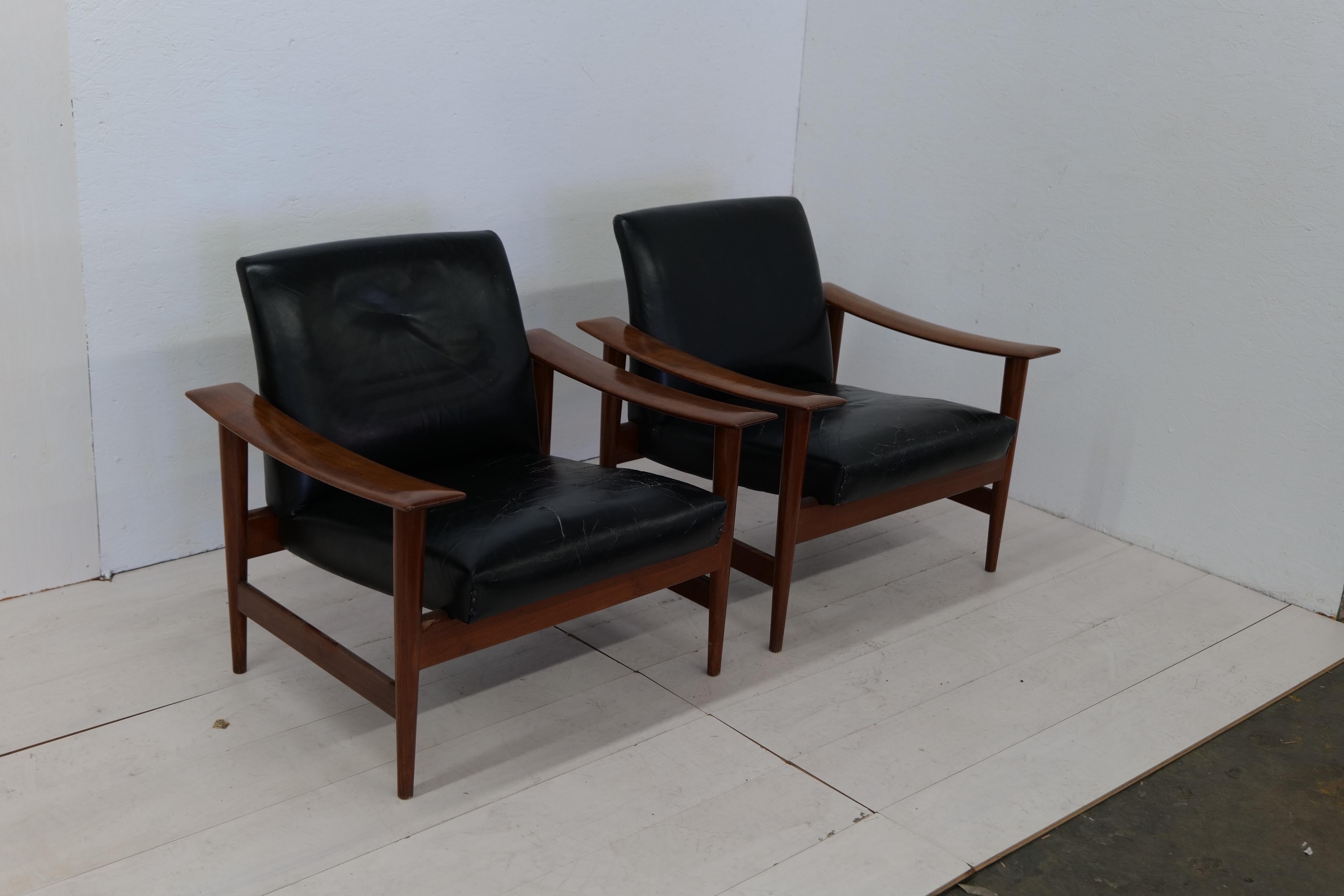 Dänischer Sessel aus der Mitte des Jahrhunderts 1960er Jahre (Moderne der Mitte des Jahrhunderts) im Angebot