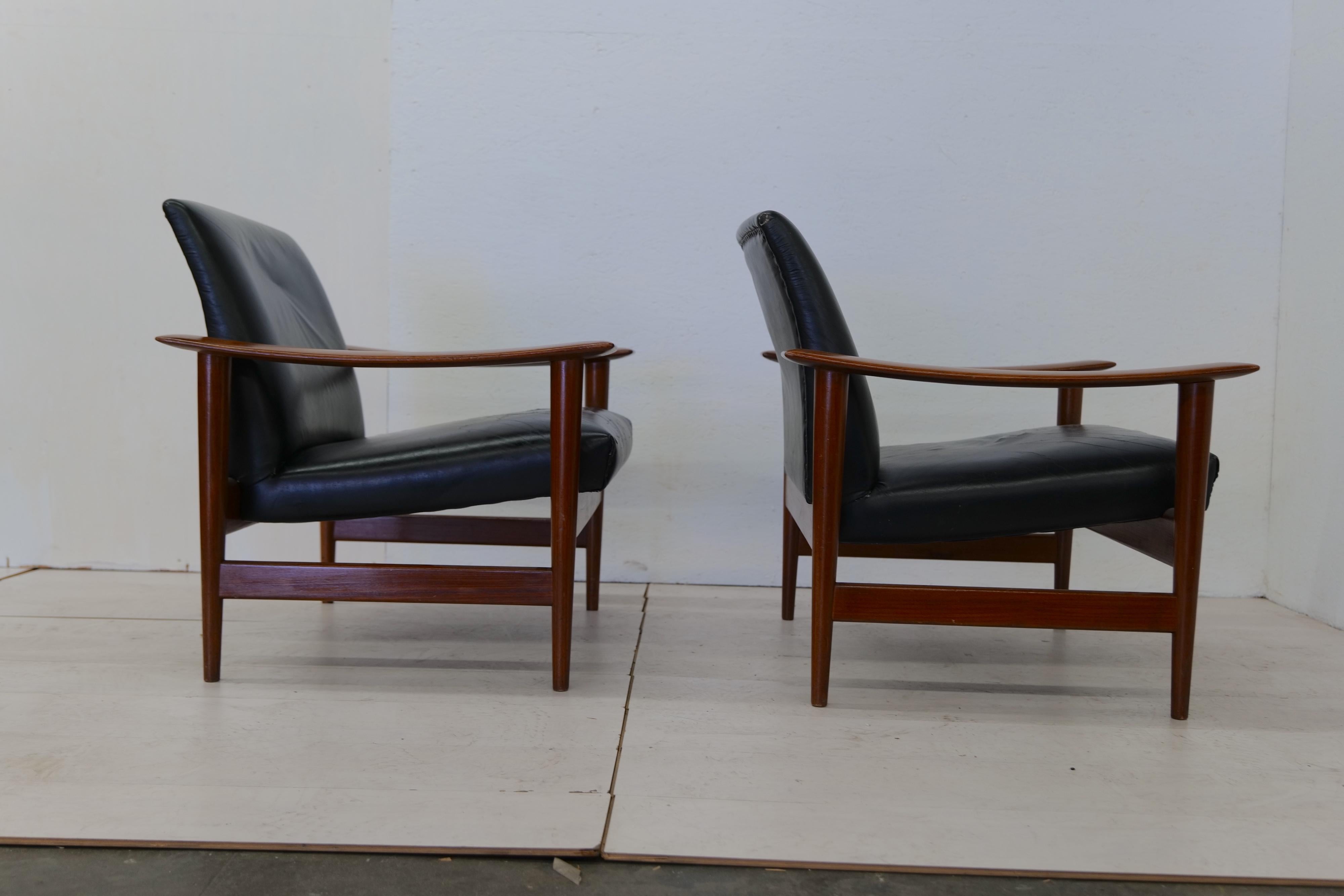 Dänischer Sessel aus der Mitte des Jahrhunderts 1960er Jahre im Angebot 2