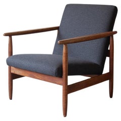 Retro Mid Century Danish Armchair in Oak