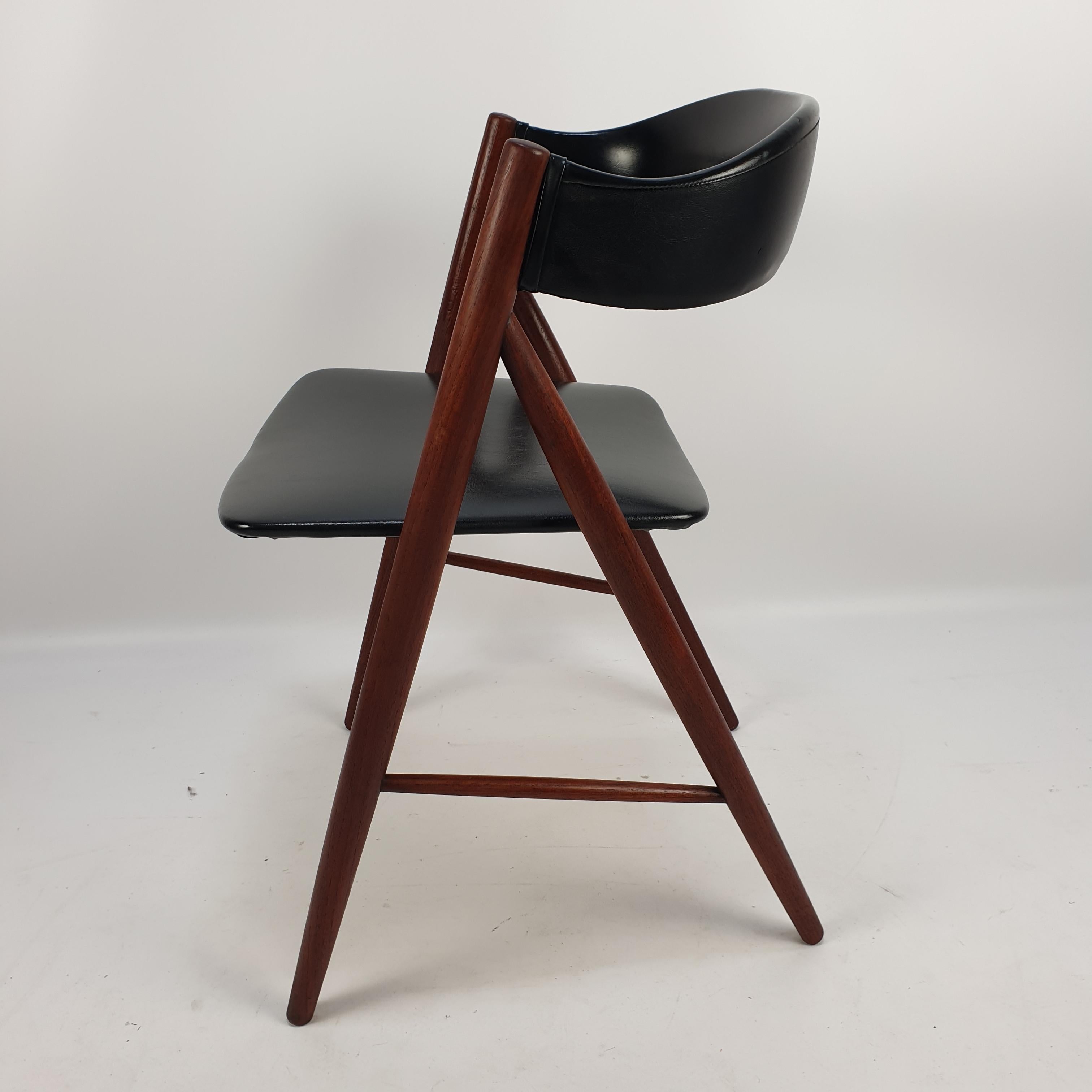 Danese Poltrona danese di metà secolo in teak, anni '60 in vendita
