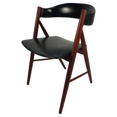 Fauteuil danois du milieu du siècle en teck, années 1960