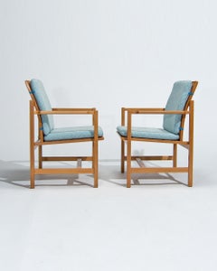 Mid Century Danish Armchairs by Borge Mogensen, 1960’s