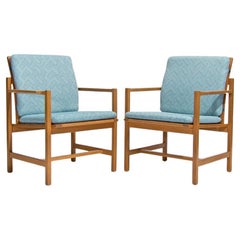 Mid Century Danish Armchairs by Borge Mogensen, 1960’s