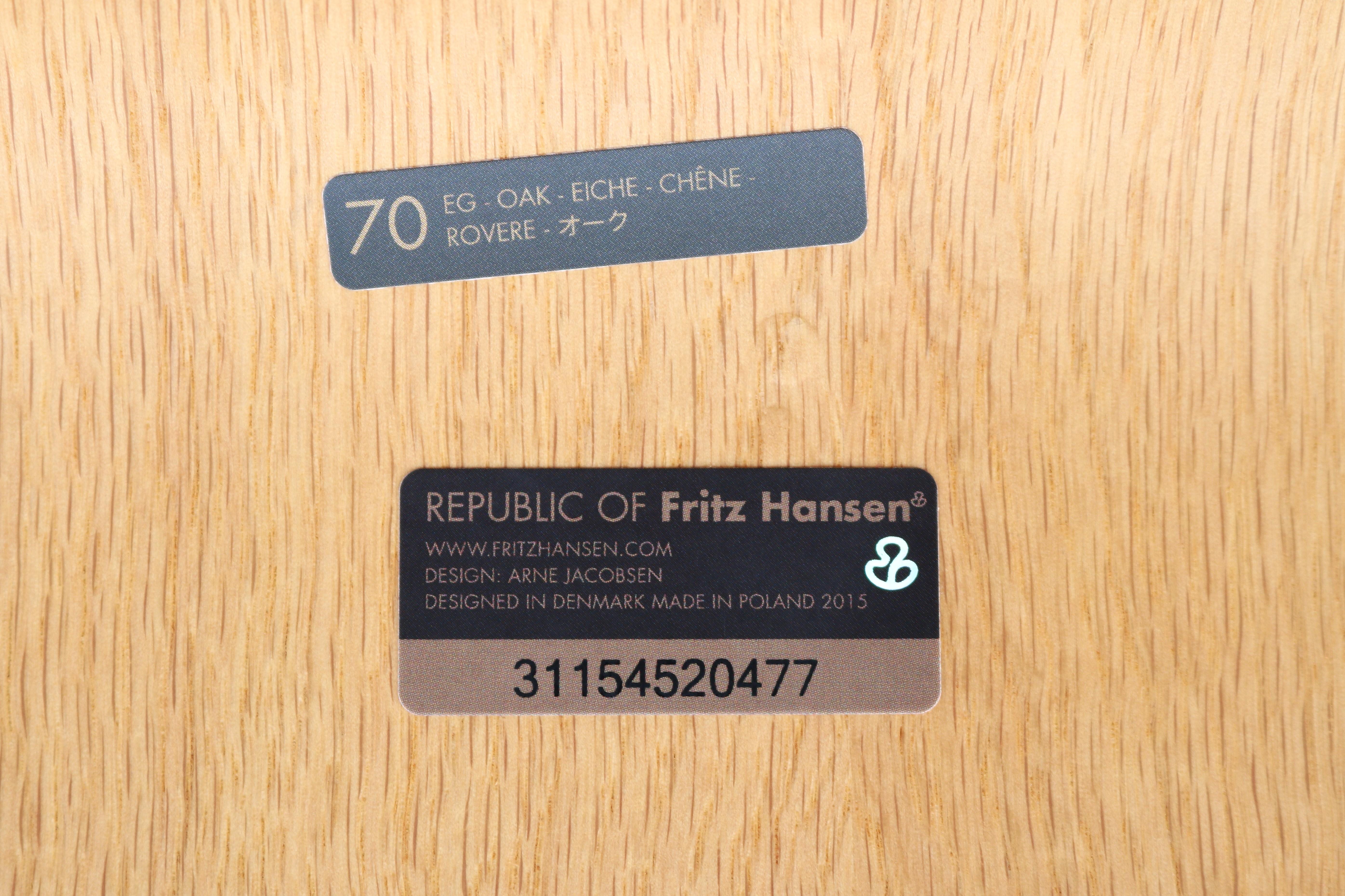 Mid-Century Danish Arne Jacobsen for Fritz Hansen Oak Series 7 Swivel Desk Chair For Sale 13
