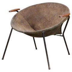 Mid-Century Danish Balloon Chair by Hans Olsen for Lea Design, 1960s