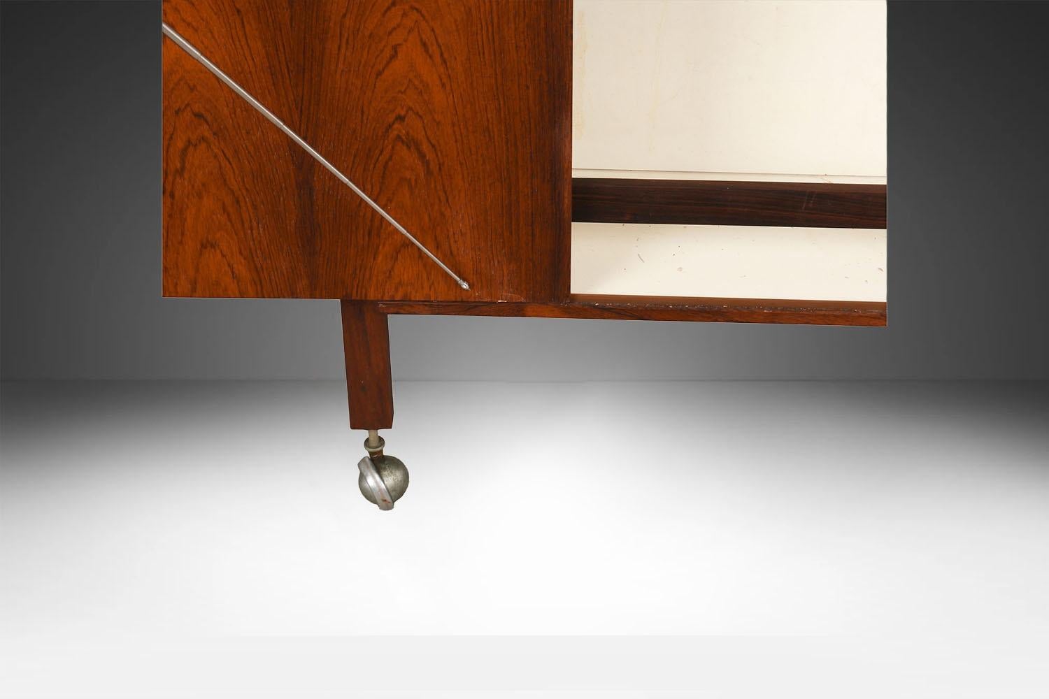 Carrello da bar danese di metà secolo di Niels Erik & Glasdam Jensen in vendita 3