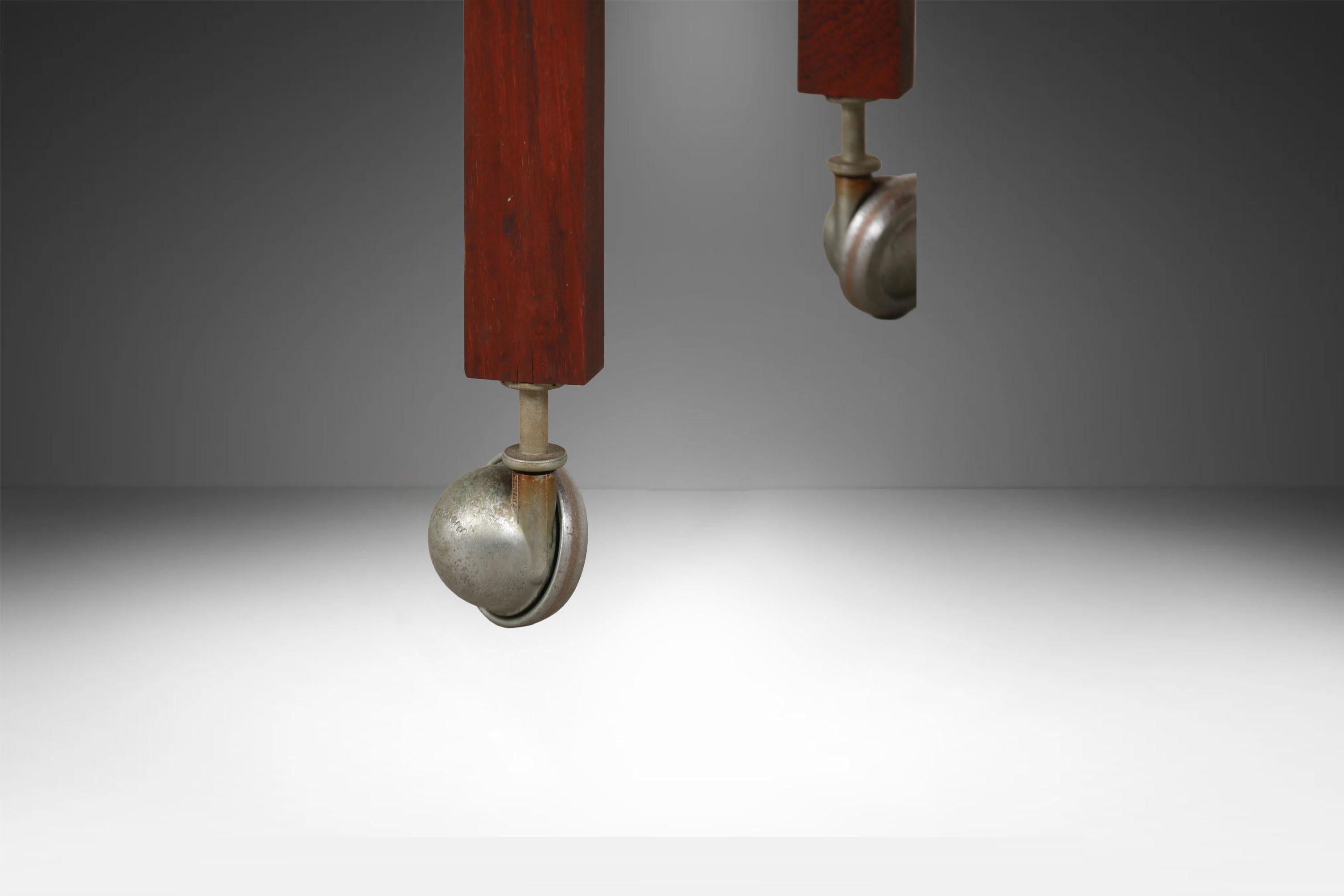 Metà XX secolo Carrello da bar danese di metà secolo di Niels Erik & Glasdam Jensen in vendita