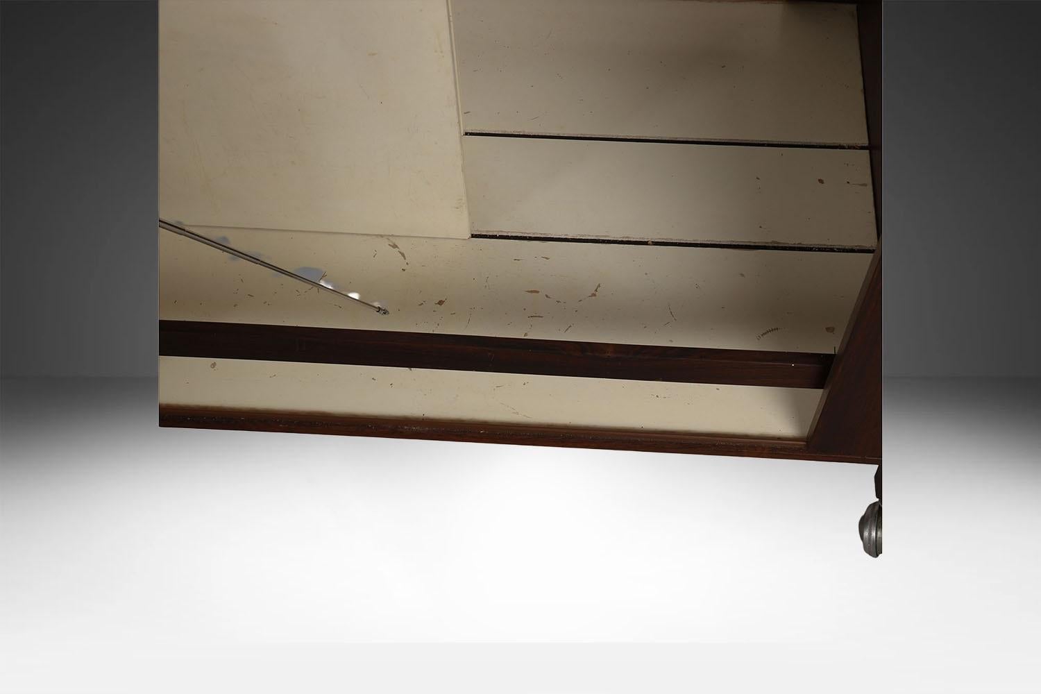 Carrello da bar danese di metà secolo di Niels Erik & Glasdam Jensen in vendita 1