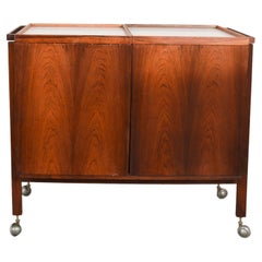 Mid Century Danish Bar Cart by Niels Erik Glasdam Jensen